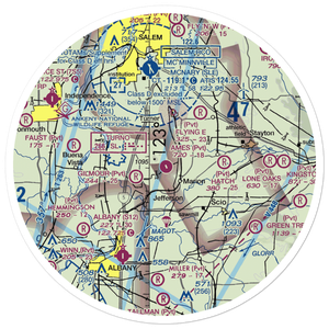 Ames Airport (21OG) VFR Sectional Sticker (30 mile)