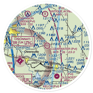 Clearwater Airpark (21OI) VFR Sectional Sticker (20 mile)