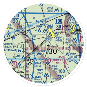 Seaberg Ranch Airport (21TE) VFR Sectional Sticker (20 mile)