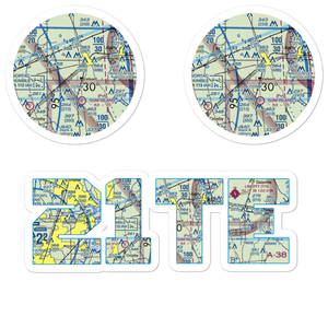 Seaberg Ranch Airport (21TE) VFR Sectional Sticker Pack