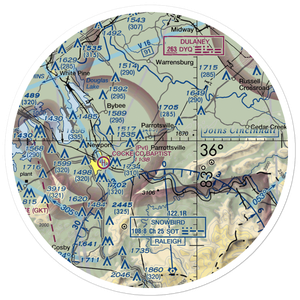 Ray's Stall Airport (21TN) VFR Sectional Sticker (30 mile)