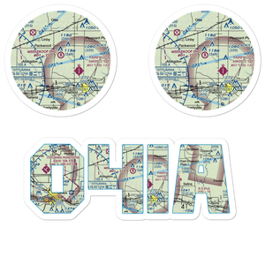 Middlekoop Airport (04IA) VFR Sectional Sticker Pack