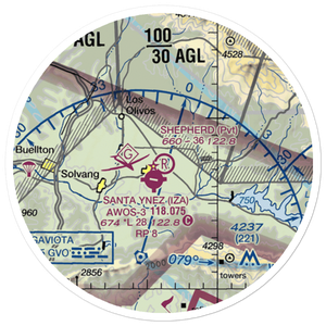 Shepherd Farm Airport (0CA4) VFR Sectional Sticker (20 mile)