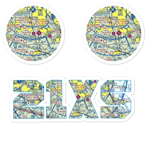 Houston Airpark (21XS) VFR Sectional Sticker Pack