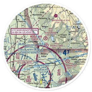 Double Tree Farm Airport (22CL) VFR Sectional Sticker (30 mile)