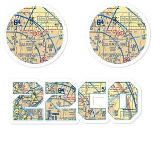 Flying E Airport (22CO) VFR Sectional Sticker Pack