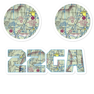 Riverside Airport (22GA) VFR Sectional Sticker Pack