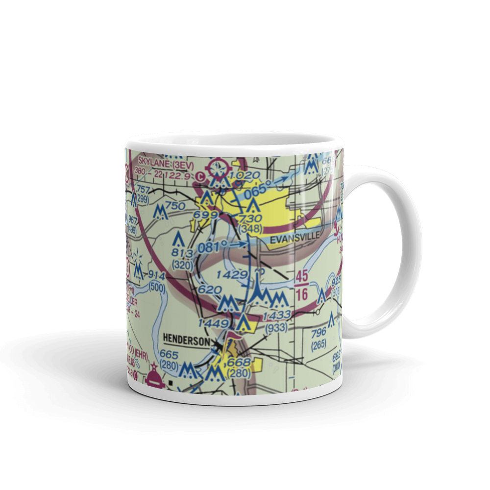 Lewis Airport (22II) VFR Sectional  Mug 