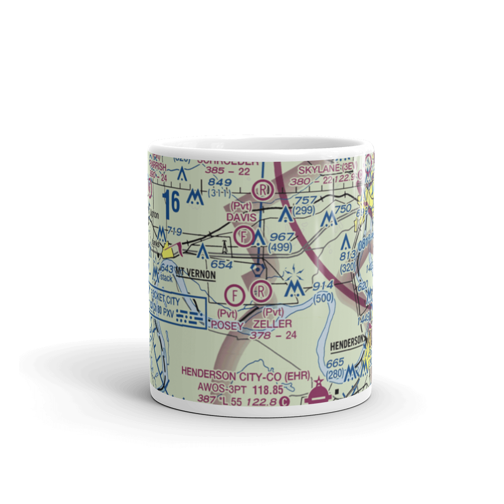 Lewis Airport (22II) VFR Sectional  Mug 