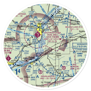 Johnson Farm Airport (22IS) VFR Sectional Sticker (30 mile)