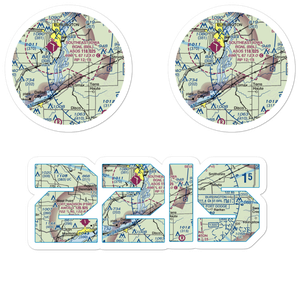 Johnson Farm Airport (22IS) VFR Sectional Sticker Pack