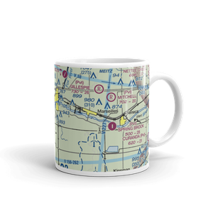 Pike's Airport (22LL) VFR Sectional  Mug