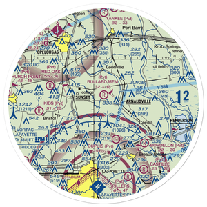 Couvillion Airport (22LS) VFR Sectional Sticker (30 mile)