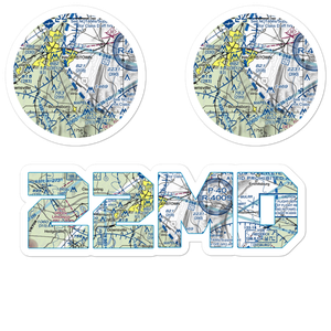 Laura's Landing Airport (22MD) VFR Sectional Sticker Pack