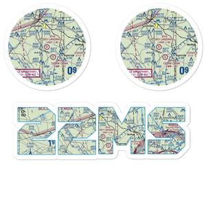 Sky Landings Airport (22MS) VFR Sectional Sticker Pack