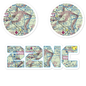 Flint Ridge Airport (22NC) VFR Sectional Sticker Pack