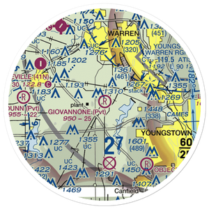 Giovannone Airport (22OI) VFR Sectional Sticker (20 mile)