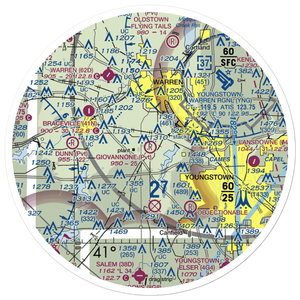 Giovannone Airport (22OI) VFR Sectional Sticker (30 mile)