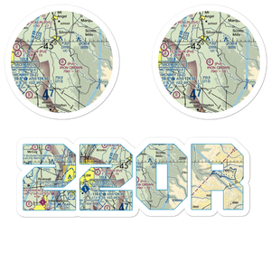 Iron Crown Airport (22OR) VFR Sectional Sticker Pack