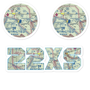 Longhorn Aux Landing Strip (22XS) VFR Sectional Sticker Pack