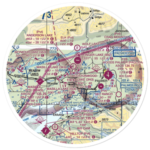 Yuknis Airport (23AK) VFR Sectional Sticker (30 mile)