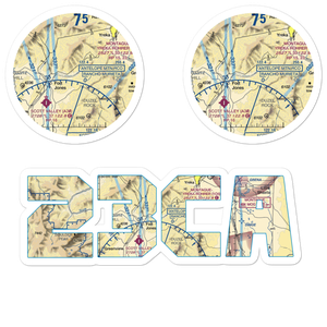 Lefko Airport (23CA) VFR Sectional Sticker Pack
