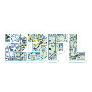 Gyro Town Usa STOLport (23FL) VFR Sectional Sticker
