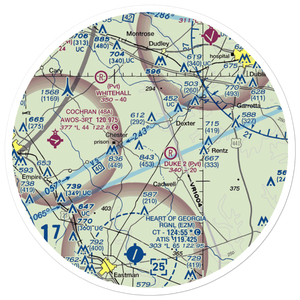 Lt Landing Airport (23GE) VFR Sectional Sticker (30 mile)