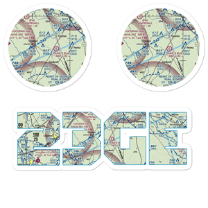 Lt Landing Airport (23GE) VFR Sectional Sticker Pack
