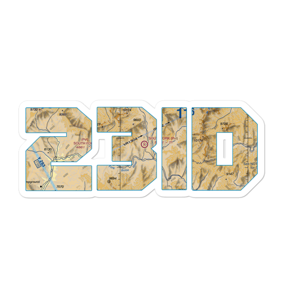 Southfork Airport (23ID) VFR Sectional Sticker 