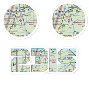 Clark Airport (23IS) VFR Sectional Sticker Pack