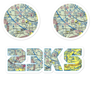 Ney Airport (23KS) VFR Sectional Sticker Pack