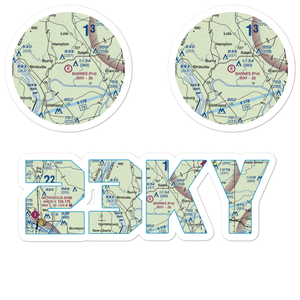 Barnes Farm Airport (23KY) VFR Sectional Sticker Pack