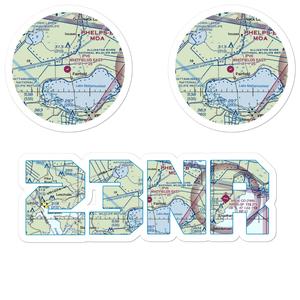 Whitfield'S East Airport (23NR) VFR Sectional Sticker Pack