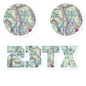 The Grove/Ranch Airport (23TX) VFR Sectional Sticker Pack