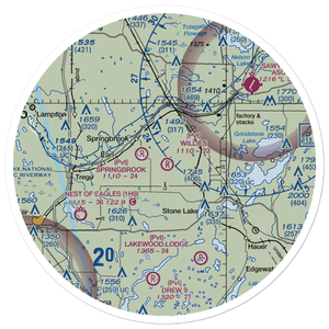 Willie's Airport (23WN) VFR Sectional Sticker (30 mile)