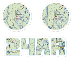 Griffin Agricultural Airport (24AR) VFR Sectional Sticker Pack