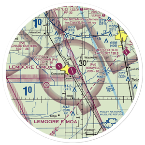 Boswell Airport (24CL) VFR Sectional Sticker (30 mile)