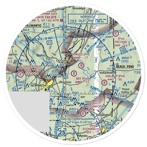 Bee Field (24CT) VFR Sectional Sticker (30 mile)