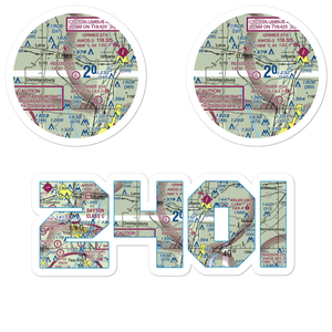 Reeds Airport (24OI) VFR Sectional Sticker Pack