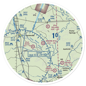 Moore Ranch Airport (24TA) VFR Sectional Sticker (30 mile)