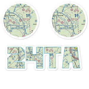 Moore Ranch Airport (24TA) VFR Sectional Sticker Pack
