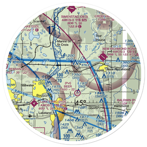 Irlbeck Airport (24WI) VFR Sectional Sticker (30 mile)