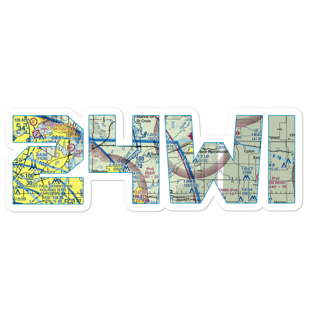 Irlbeck Airport (24WI) VFR Sectional Sticker 