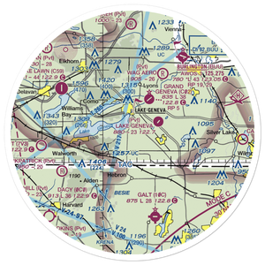 Prairie View Farm Airport (24WN) VFR Sectional Sticker (30 mile)