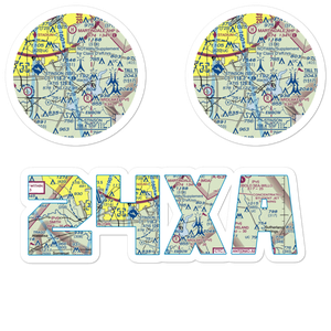 Cross-B Airport (24XA) VFR Sectional Sticker Pack