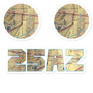 Mystery Well Ranch Airport (25AZ) VFR Sectional Sticker Pack