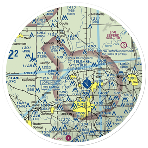 Cook Airport (25MO) VFR Sectional Sticker (30 mile)
