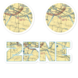 Corr Airport (25NE) VFR Sectional Sticker Pack