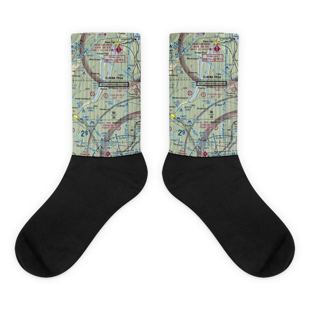 Loucks Airport (25NK) VFR Sectional Socks 
